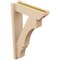Ekena Millwork 5 1/2-in W x 18-in D x 30-in H Balboa Slat Rough Cedar Woodgrain TimberThane Outlooker, Primed Tan OUTUR055X18X30BOA24RCPR - alternate 5